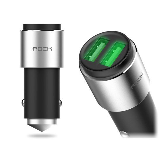 Ładowarka Samochodowa Transmiter FM Bluetooth ROCK