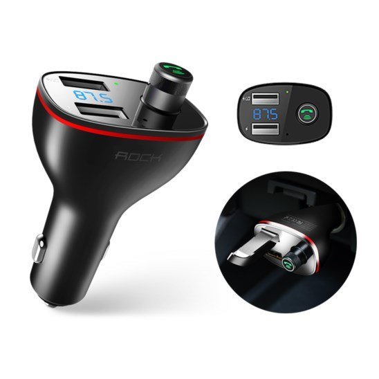 Ładowarka Samochodowa Transmiter FM BLUETOOTH ROCK B300