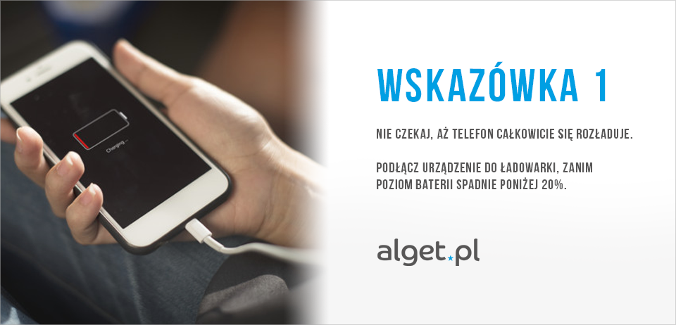 Po zakupie telefonu trzeba za pierwszym razem rozładować baterię do zera