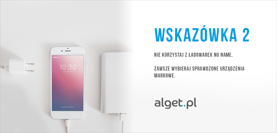 Można wykorzystać do ładowania dowolną ładowarkę
