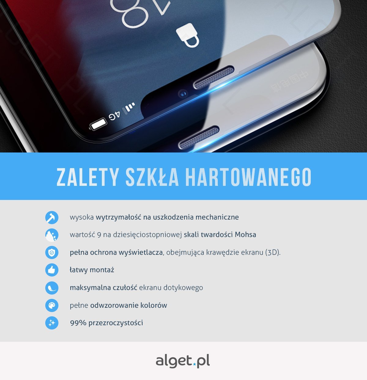 Zalety szkła hartowanego Zalety szkła hartowanego